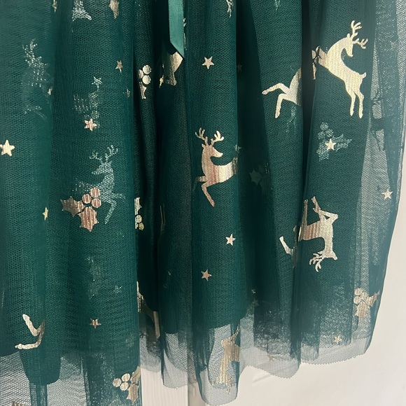 Reindeer holiday dress girls size 7 - Picture 5 of 7